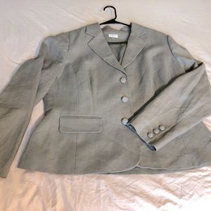 Grey Fitted Blazer